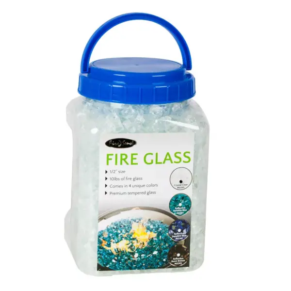 Crystal Clear Reflective Fire Glass - Fire Sense