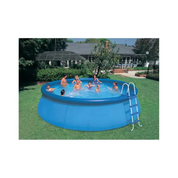 Intex 18ft x 48in Inflatable Easy Set Pool w/ Ladder, Pump, & Winterizing Kit