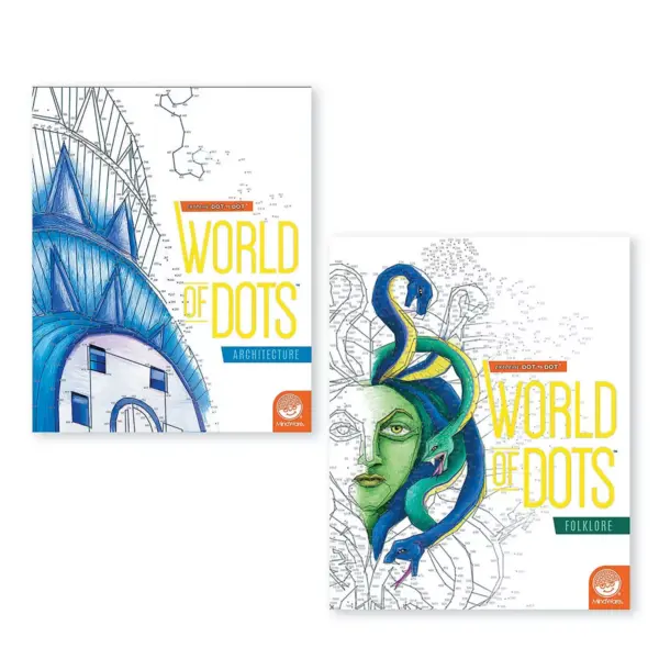 MindWare Extreme Dot To Dot World Of Dots: Set Of 2 - Brainteasers