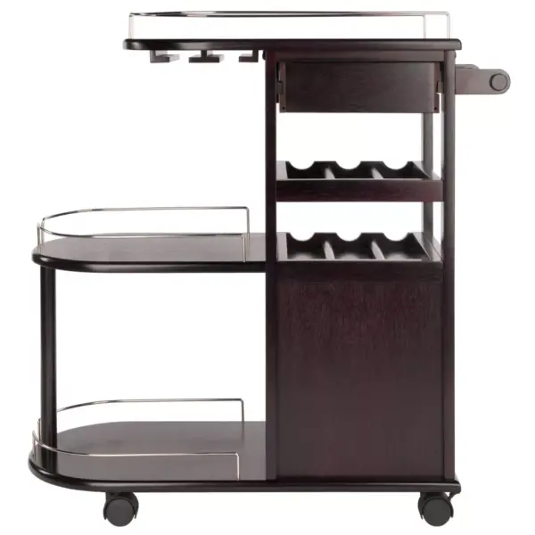 Jimmy Entertainment Cart Dark Espresso - Winsome