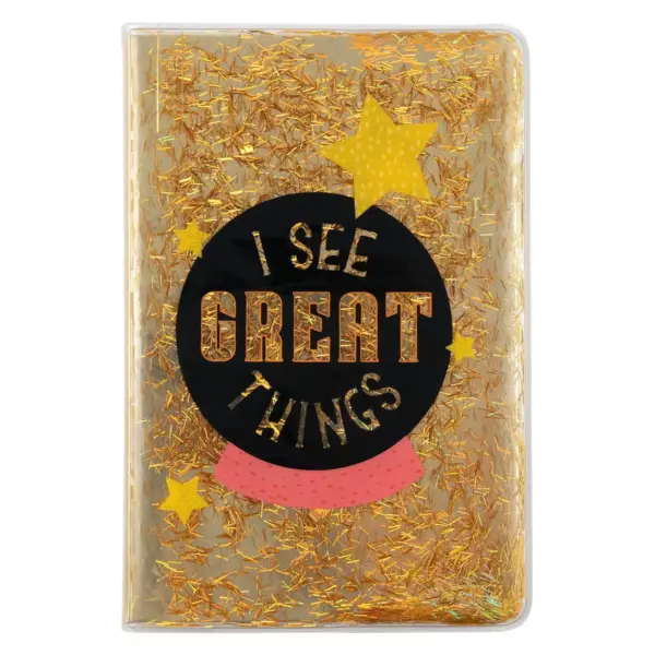 Lined Journal College Ruled I See Great Things Gold - Yoobi™