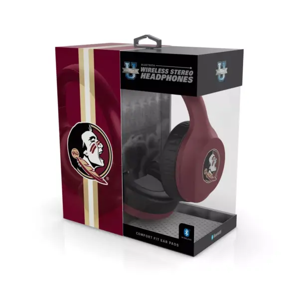 NCAA Florida State Seminoles Wireless Bluetooth Over-Ear Headphones