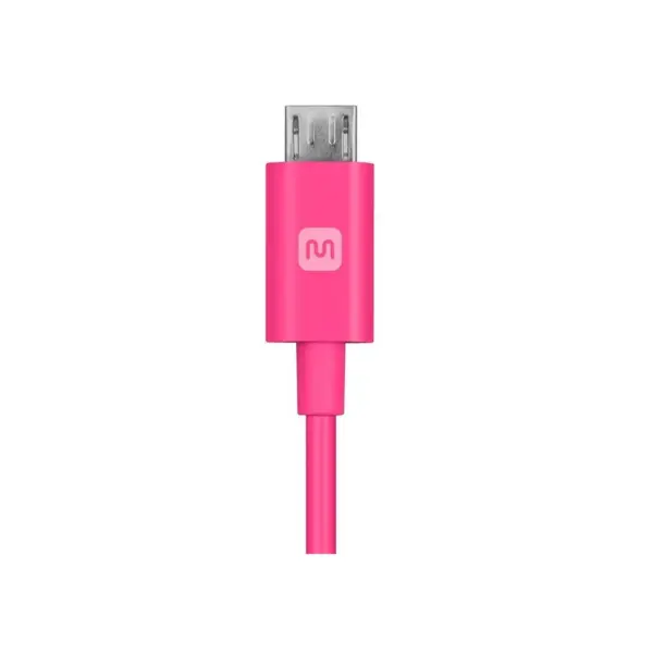 Monoprice USB Type-A to Micro Type-B Cable - 10 Feet - Pink | 2.4A, 22/30AWG - Select Series