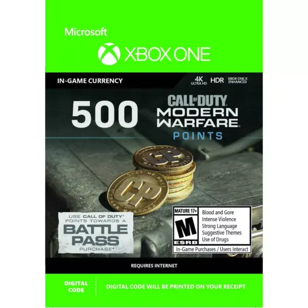 Call of Duty: Modern Warfare 500 Points - Xbox One (Digital)