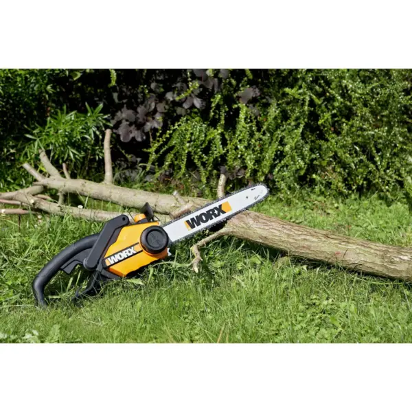 Worx WG305 14" - 8 Amp Chainsaw, Tool-Free Chain-Tensioning