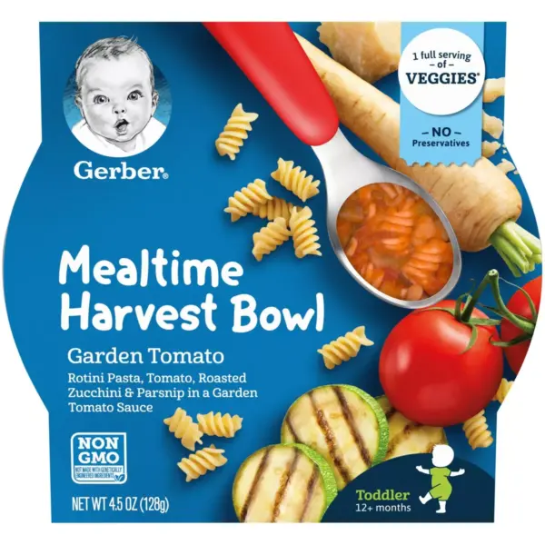 Gerber Mealtime Harvest Bowl Garden Tomato Baby Meals - 4.5oz