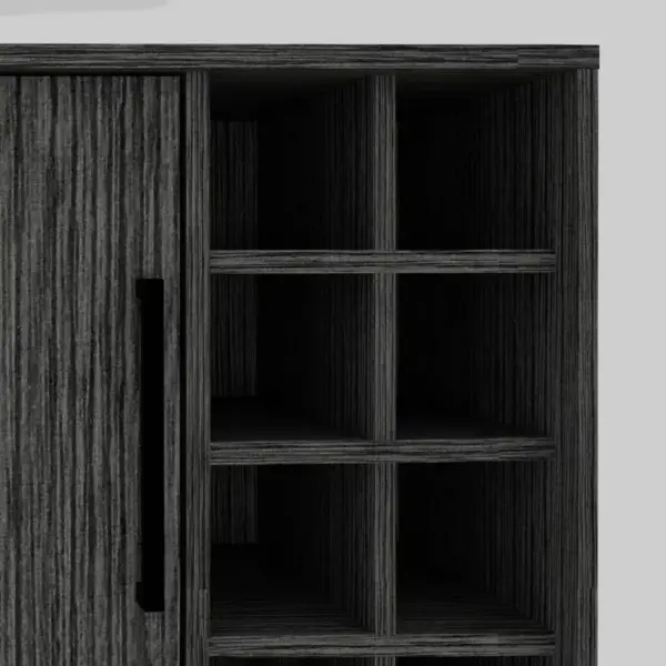 Page Bar Cabinet Smokey Oak - RST Brands