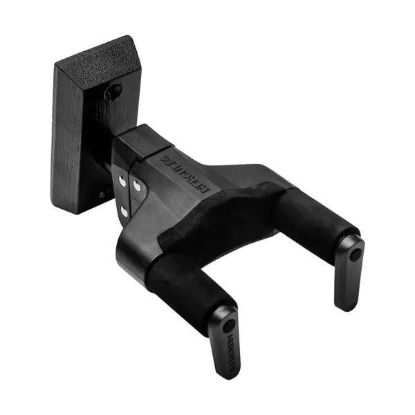 Hercules GSP38WBKPLUS PLUS Series Universal AutoGrip Wall Mount Guitar Hanger - Black, 2-Pack