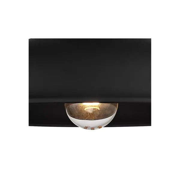 John Timberland Gough 12 1/2" High Black Motion Sensor Outdoor Wall Light