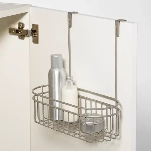 Over the Cabinet Hanging Storage Caddy Brushed Nickel - Threshold™