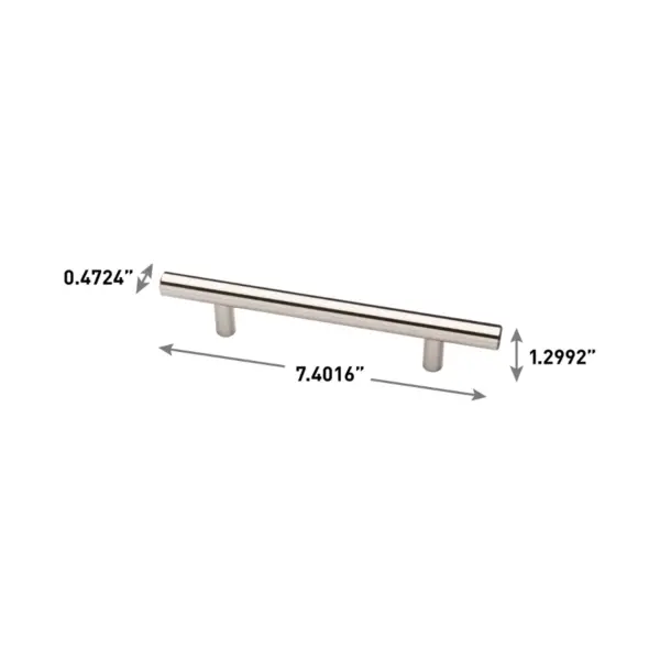 Franklin Brass 25pk 5-1/16" 128mm Steel Bar Pull Stainless Steel