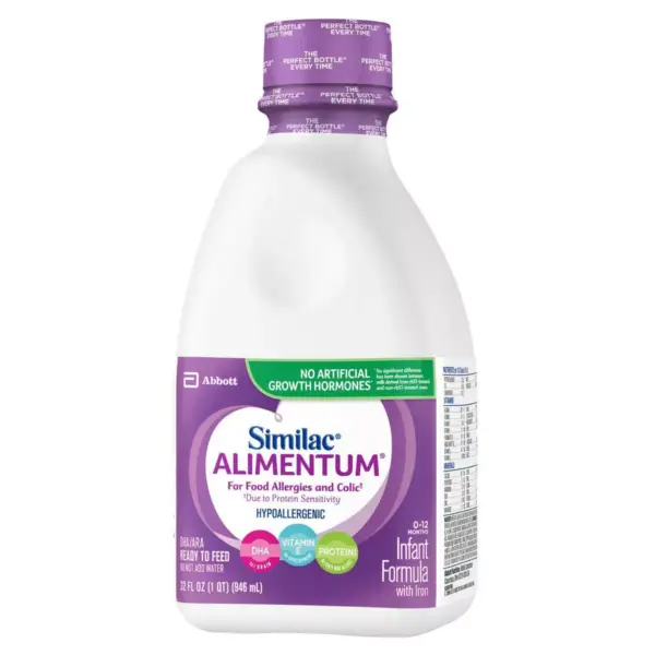 Similac Alimentum Hypoallergenic For Food Allergies and Colic Infant Formula Ready-to-Feed - 32 fl oz