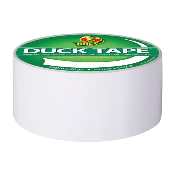 Duck 1.88" x 20yd Duct Industrial Tape White