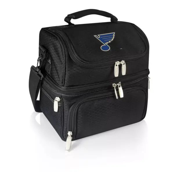 NHL St. Louis Blues Pranzo Dual Compartment Lunch Bag - Black