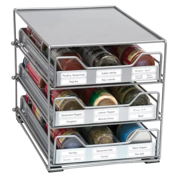 Lipper 3-Tier Tilt Down Spice Drawer