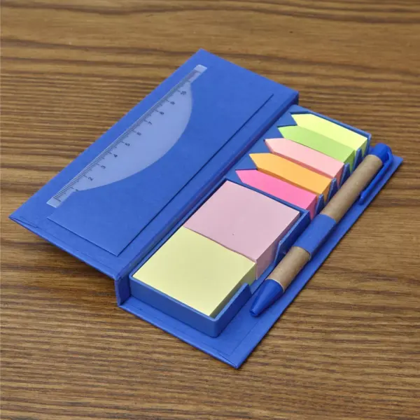 Lakeside Sticky Memo Notebook Organizers with Pens - Set of 4