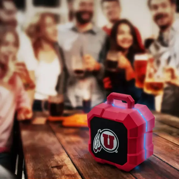 NCAA Utah Utes LED ShockBox Bluetooth Speaker