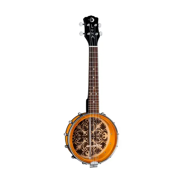 Luna Guitars Banjolele 8" Ukulele Tobacco Sunburst