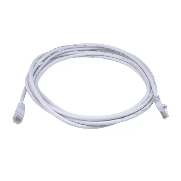 Monoprice Cat5e Ethernet Patch Cable - 10 Feet - White | Network Internet Cord - RJ45, Stranded, 350Mhz, UTP, Pure Bare Copper Wire, 24AWG