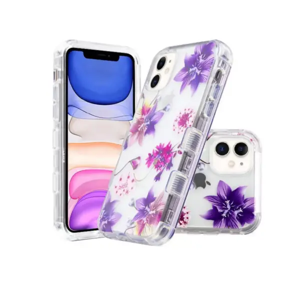 MYBAT Tuff Lucid Stargazers Hard Dual Layer Clear Plastic TPU Case For Apple iPhone 11 - Multi-Color