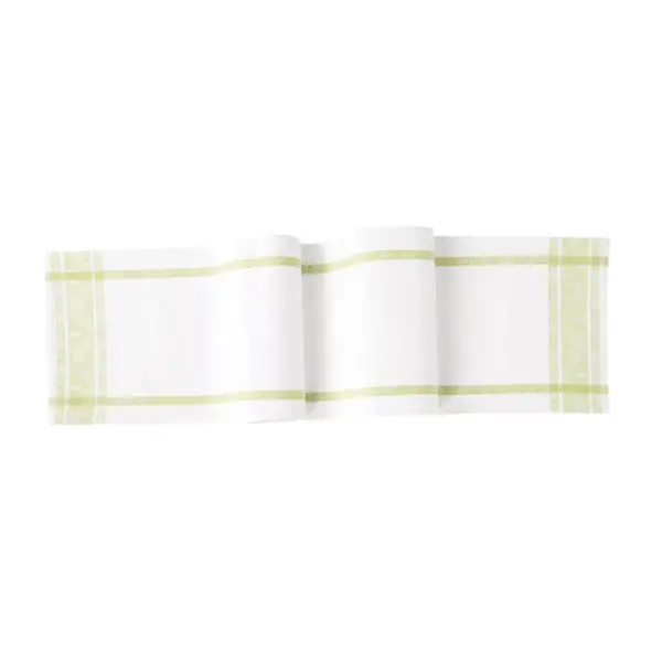 C&F Home 13" x 72" Rose Trellis Jacquard Peridot Table Runner