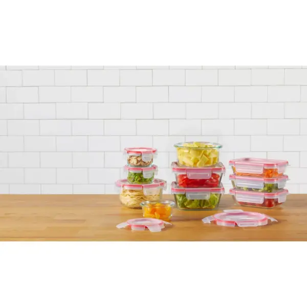 Pyrex 20pc Glass Freshlock Food Storage Set