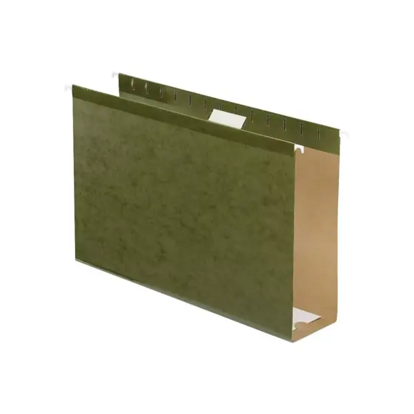 Pendaflex Reinforced 3" Extra Capacity Hanging Folders Legal Standard Green 25/Box 4153X3