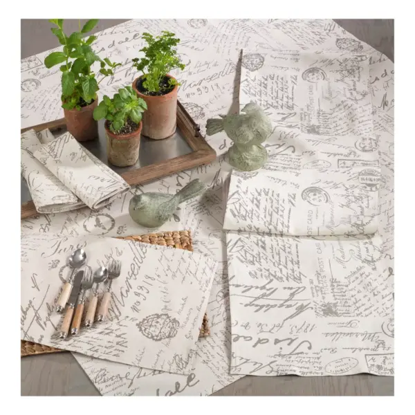 Natural Letters Placemat - Saro Lifestyle