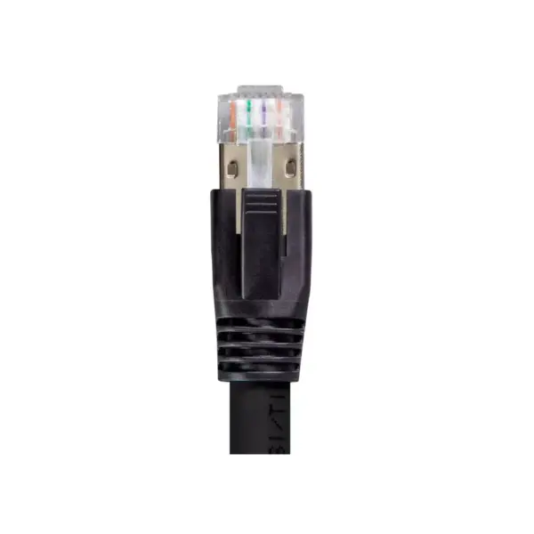 Monoprice Cat8 Ethernet Network Cable - 25 feet - Black | 2GHz, 40G, 24AWG, S/FTP - Entegrade Series