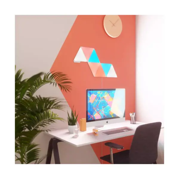 Nanoleaf 7pk Shapes Triangle Smarter LED Light Kit