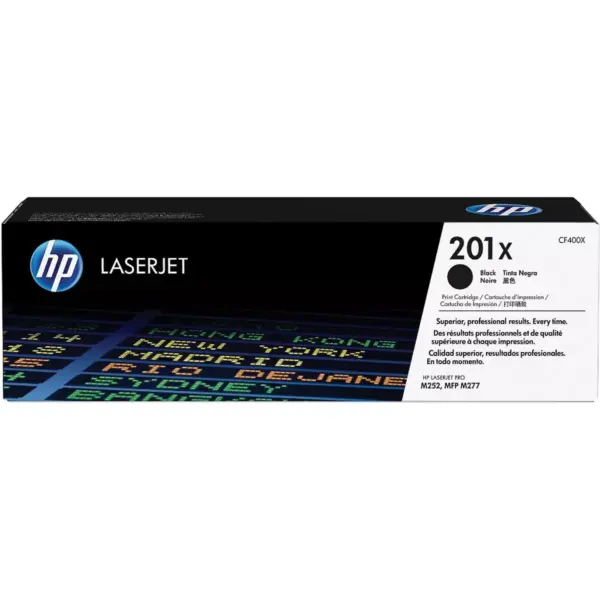 HP Inc. HP 201X (CF400X) High Yield Black Original LaserJet Toner Cartridge