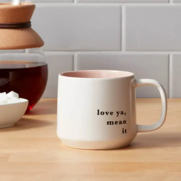 16oz Stoneware Love Ya Mean It Color Splash Mug - Threshold™