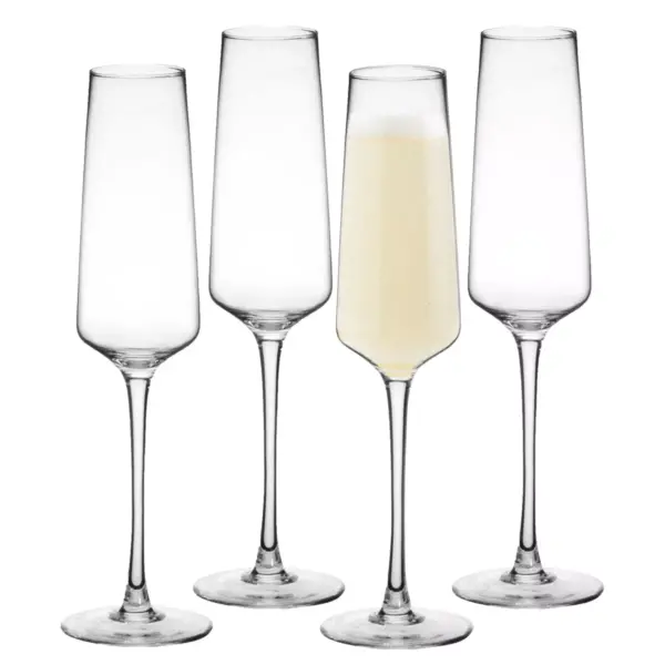 9.5oz 4pk Estate Champagne Glasses - Cathy's Concepts