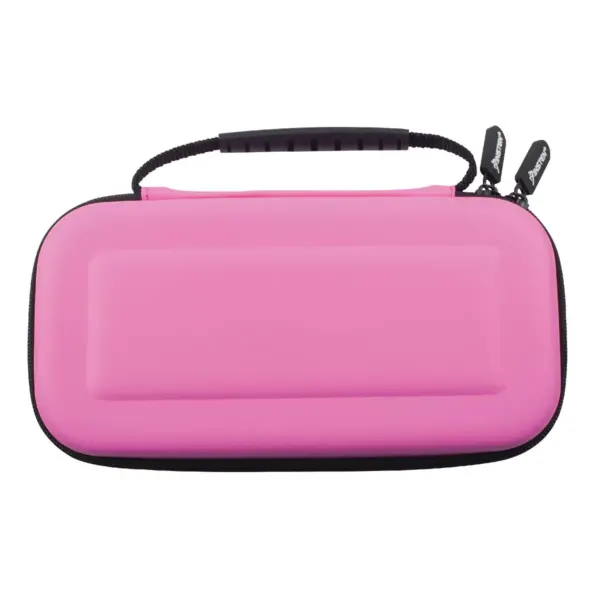 Insten For Nintendo Switch Lite Carrying Case - Portable Hard Shell Travel Pouch with Hand Strap, Pink