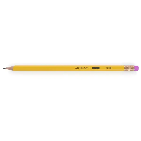 Arteza Box of #2 HB Pre-Sharpened Pencils, Number 2 Bulk Pencil School Supply - 12 pack (ARTZ-8117-1)