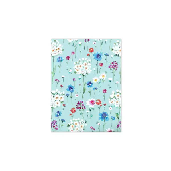 Day Designer Clipfolio with Writing Pad Field of Daisies - Blue Sky