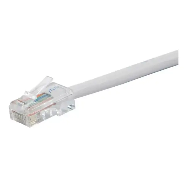 Monoprice Cat5e Ethernet Patch Cable - 25 Feet - White | Network Internet Cord - RJ45, Stranded, 350Mhz, UTP, Pure Bare Copper Wire, 24AWG - Zeroboot