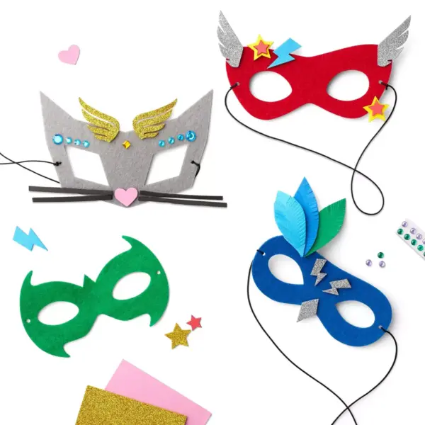 Create-Your-Own Superhero Masks Kit - Mondo Llama™