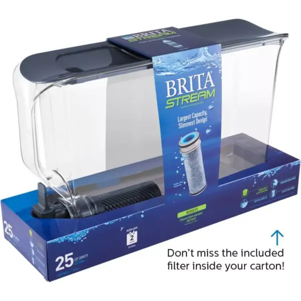 Brita Stream 25-Cup Dispenser - Slate