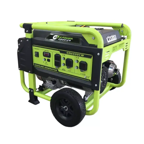 Green-Power 6500w Recoil Start Gasoline Powered GN6500CW Portable Generator