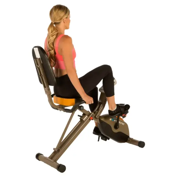 Exerpeutic Gold 525XLR Folding Recumbent Exercise Bike