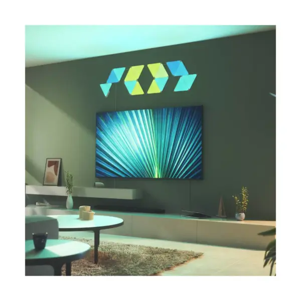 Nanoleaf 7pk Shapes Triangle Smarter LED Light Kit