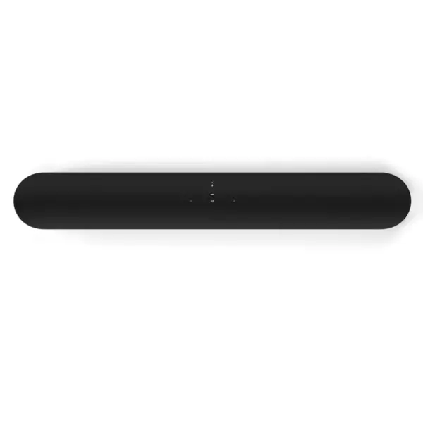 Sonos Beam Compact Smart Sound Bar with Flexson TV Mount Attachment (Black)