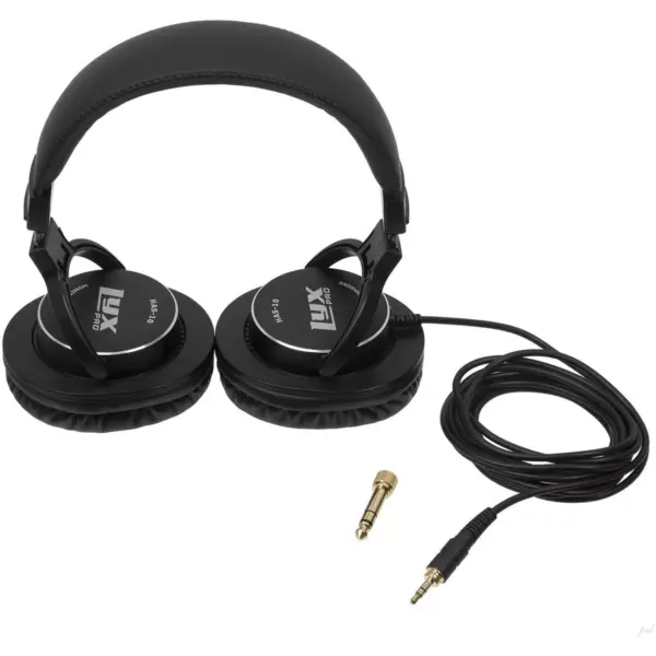 LyxPro HAS-10 Closed Back Over Ear Professional Studio Monitor And Mixing Headphones, Music Listening,  Lightweight And Flexible