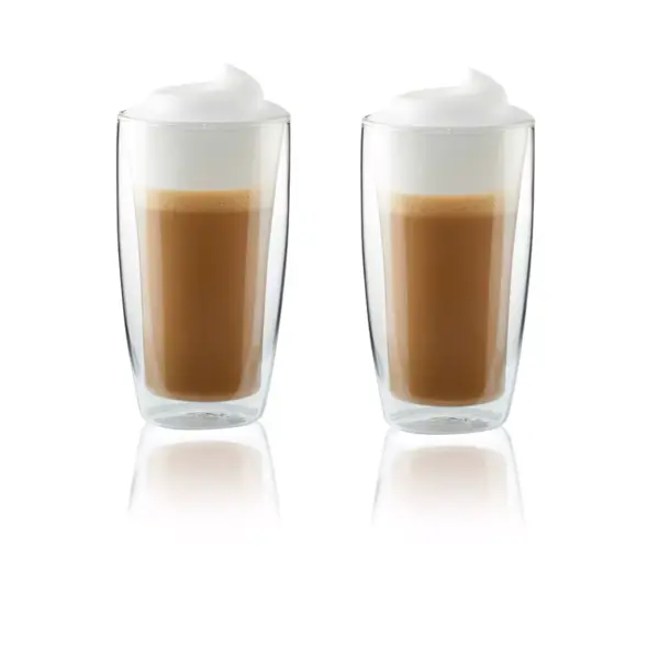 Henckels Double-Wall Glassware 2-pc 11.8oz. Latte Glass Set