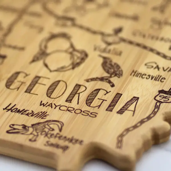 Totally Bamboo Destination Georgia Serving and Cutting Board