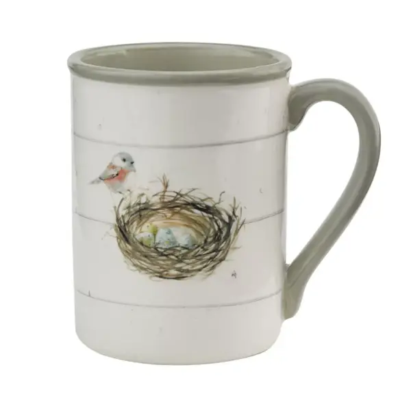 Park Designs Farmhouse Spring Mug Set - White