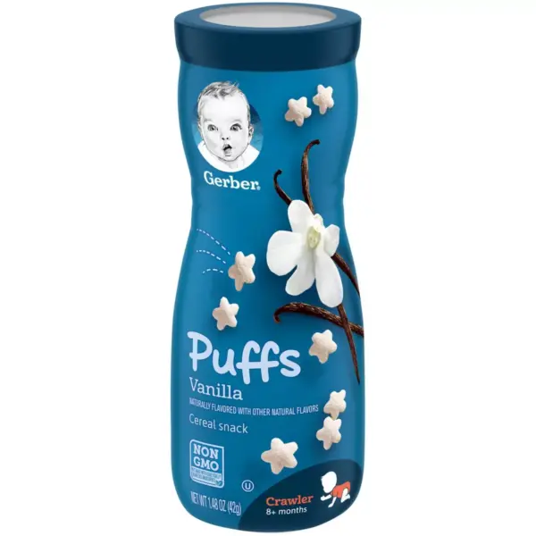 Gerber Puffs Vanilla Cereal Baby Snacks - 1.48oz