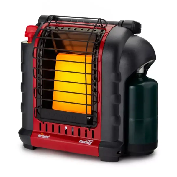 Mr. Heater MH-F232000 Portable Buddy 9,000 BTU Propane Gas Radiant Heater with Piezo Igniter for Outdoor Camping, Job Site, Hunting, and Tailgates