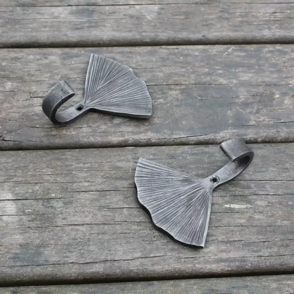 2pk 4.5" Ginkgo Leaf Wall Hook - ACHLA Designs